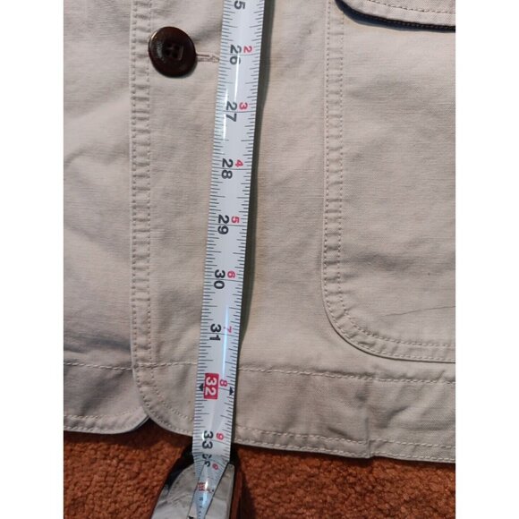 Vtg LL Bean Mens Original Field Jacket Chore Barn Coat Cotton Lined XL Utility - Picture 5 of 8